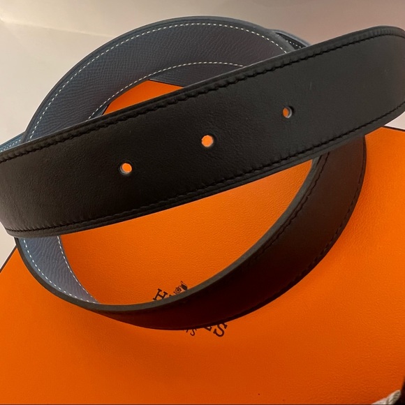 Hermes Leather Belt Strap and CDC Buckle sz 85 - Picture 3 of 5
